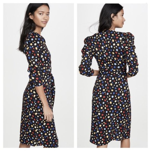 Reformation Jaylee S Fiesta Wrap Dress NWT $248 - Picture 5 of 8